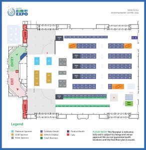 Hunter Expo Floor Plan